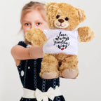 Love Finds A Way - Plush Lamb, Panda, or Teddy Bear with Tee Shirt Romantic Gift for Sweetheart