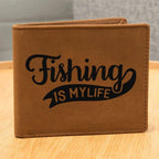 Fishing is my Life Leather Wallet