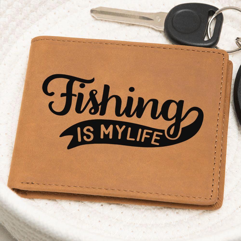 Fishing is my Life Leather Wallet