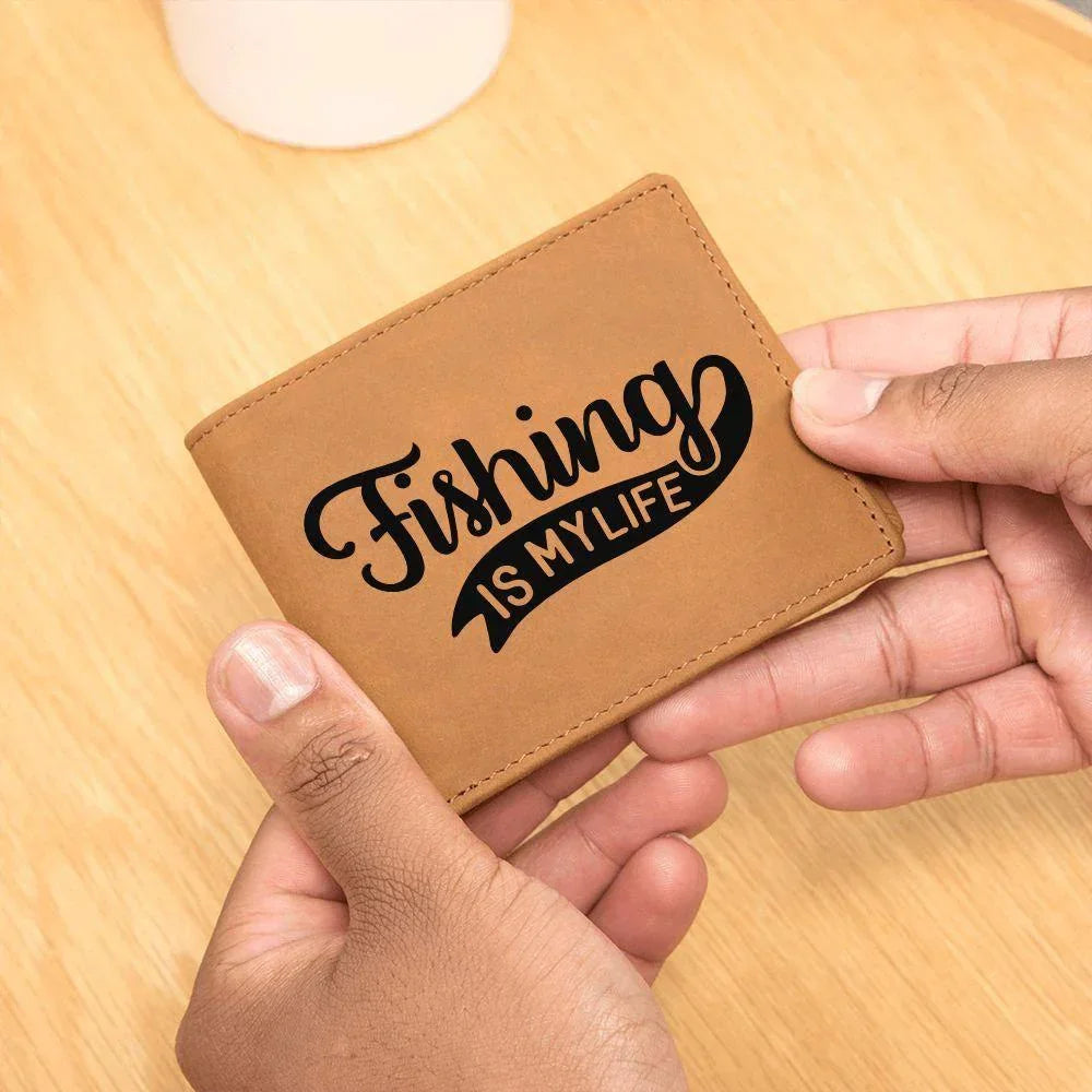 Fishing is my Life Leather Wallet
