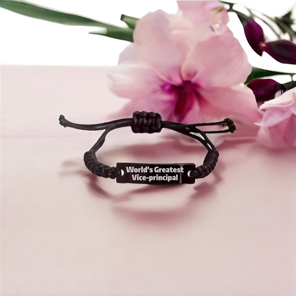 Powerful Vice Principal Rope Bracelet Adjustable Gift Perfect For Educators