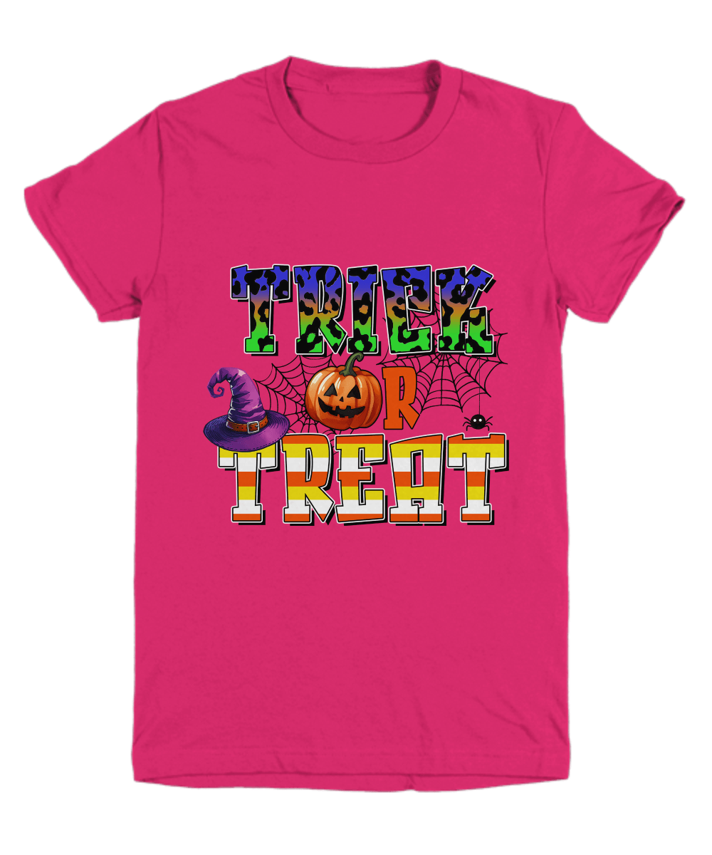 Halloween Trick or Treat Spooky Kid Tee Shirt - Mallard Moon Gift Shop