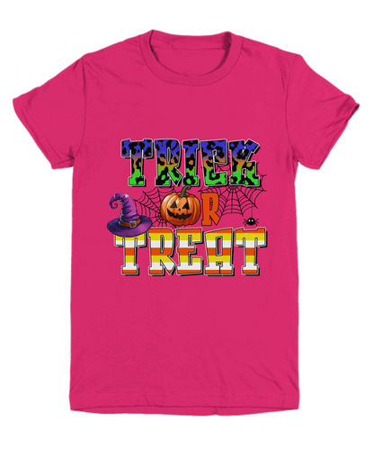 Halloween Trick or Treat Spooky Kid Tee Shirt - Mallard Moon Gift Shop