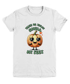 Halloween Pumpkin Trick or Treat Youth Tee Shirt
