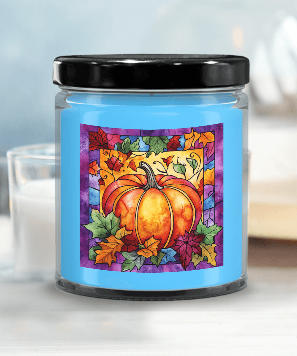 Fall Pumpkin Soy Container Jar Candle Home Decor - Mallard Moon Gift Shop