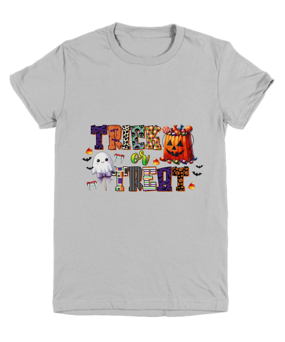 Halloween Candy Bag Trick or Treat  Youth Tee Shirt - Mallard Moon Gift Shop