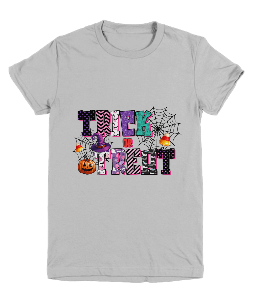 Halloween Trick or Treat Frightful Youth Tee Shirt - Mallard Moon Gift Shop