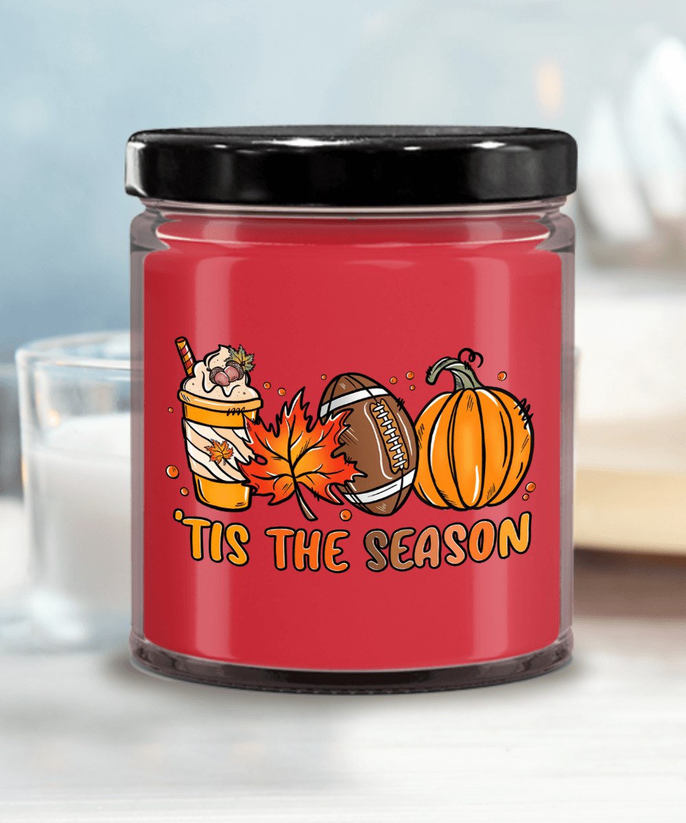 Smells Like Football, Fall and Pumpkin Spice Scented Soy Candles - Mallard Moon Gift Shop
