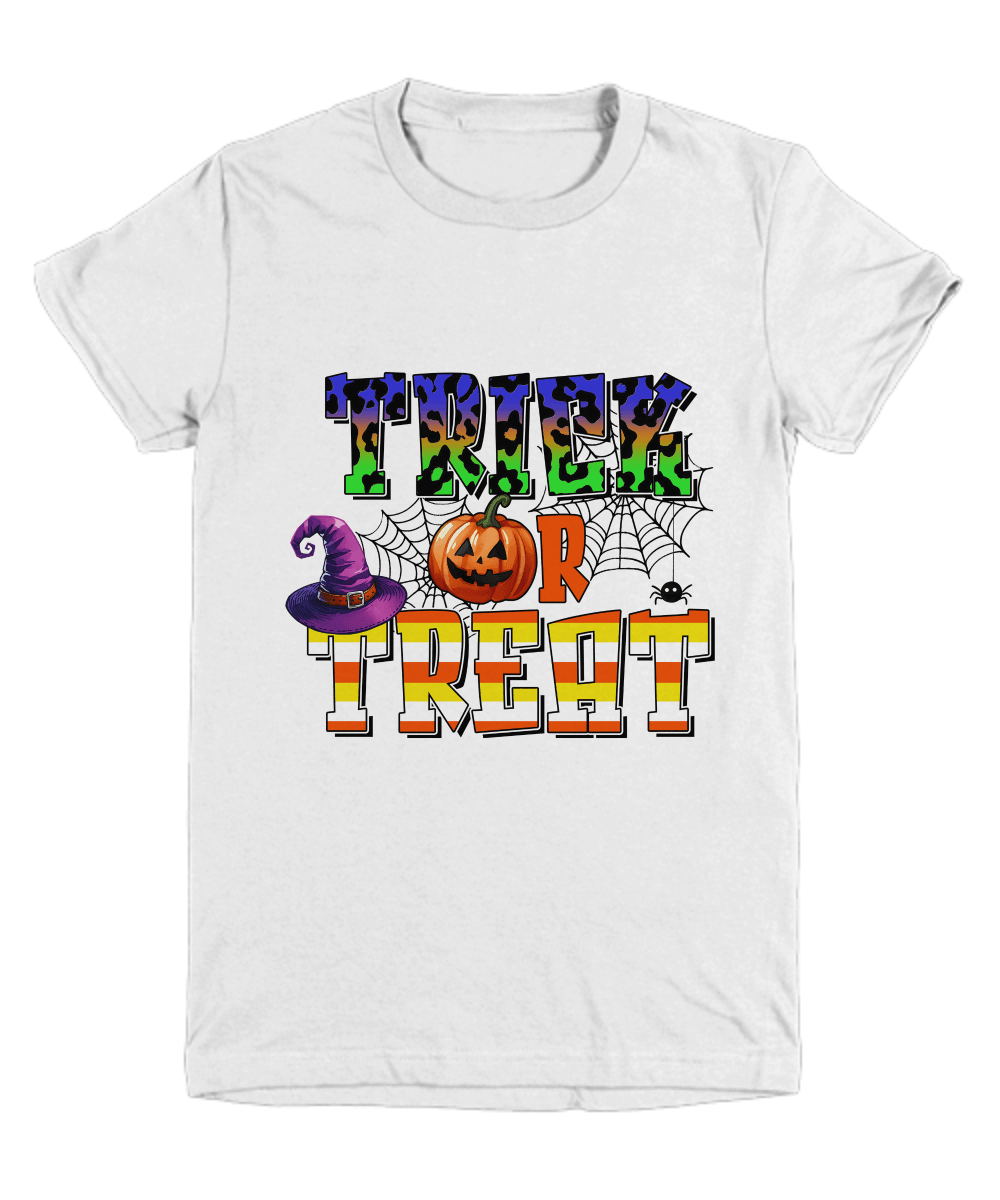 Halloween Trick or Treat Spooky Kid Tee Shirt - Mallard Moon Gift Shop