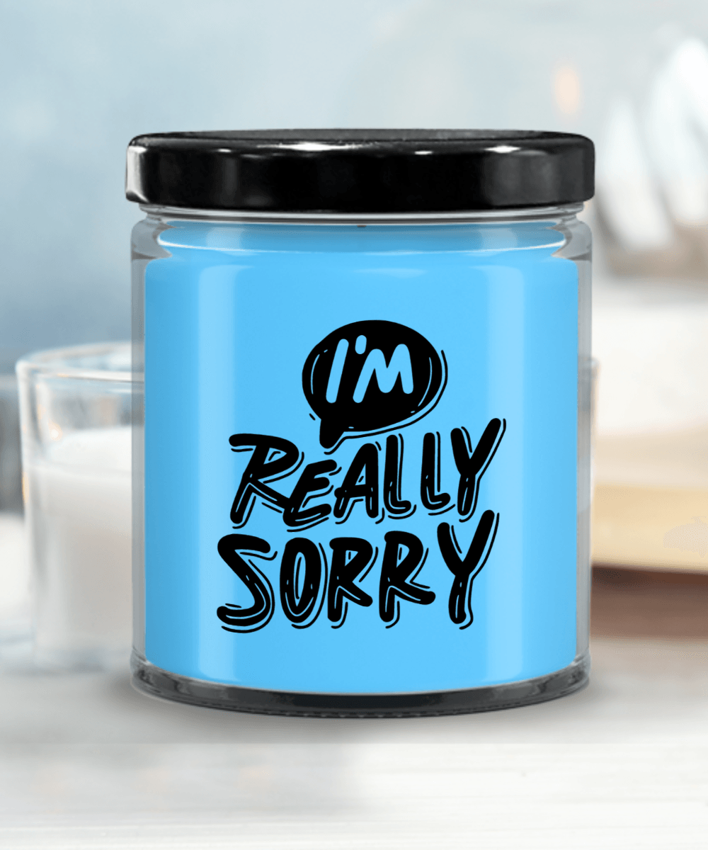 Apology Gift - I Am Really Sorry - Scented Soy Candle - Mallard Moon Gift Shop
