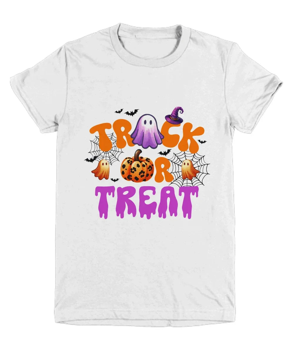 Halloween Spooky Trick or Treat Youth Tee Shirt