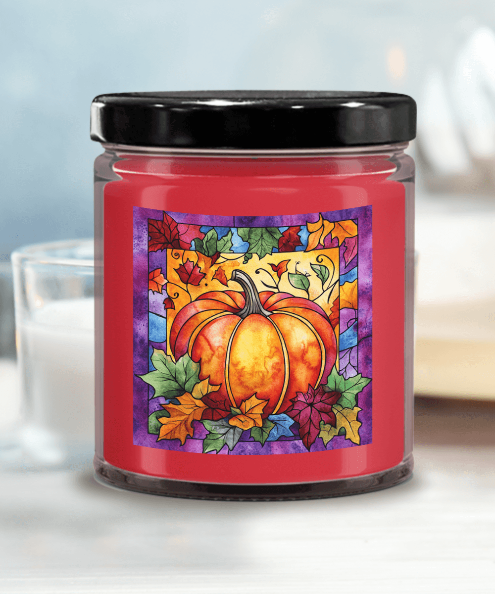 Fall Pumpkin Soy Container Jar Candle Home Decor - Mallard Moon Gift Shop