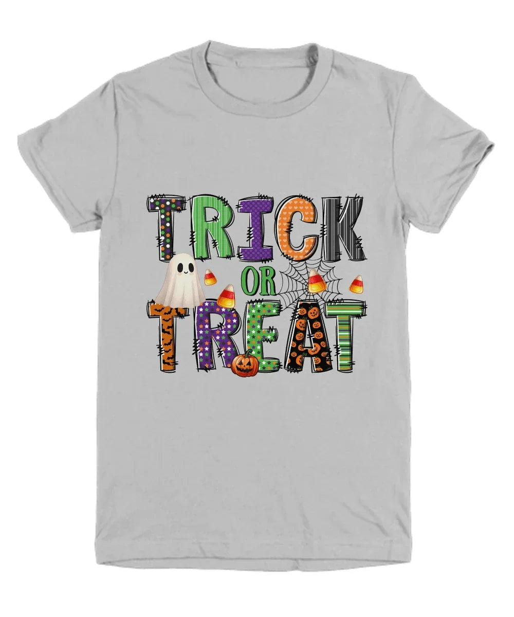 Halloween Trick or Treat Tee Shirt for Kids