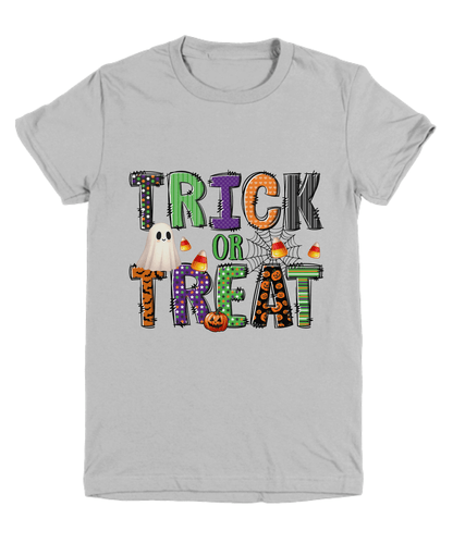 Halloween Trick or Treat  Tee Shirt for Kids - Mallard Moon Gift Shop