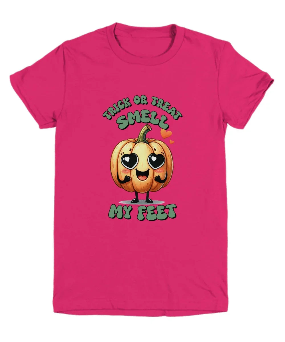 Halloween Pumpkin Trick or Treat Youth Tee Shirt