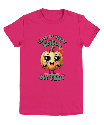 Halloween Pumpkin Trick or Treat Youth Tee Shirt - Mallard Moon Gift Shop