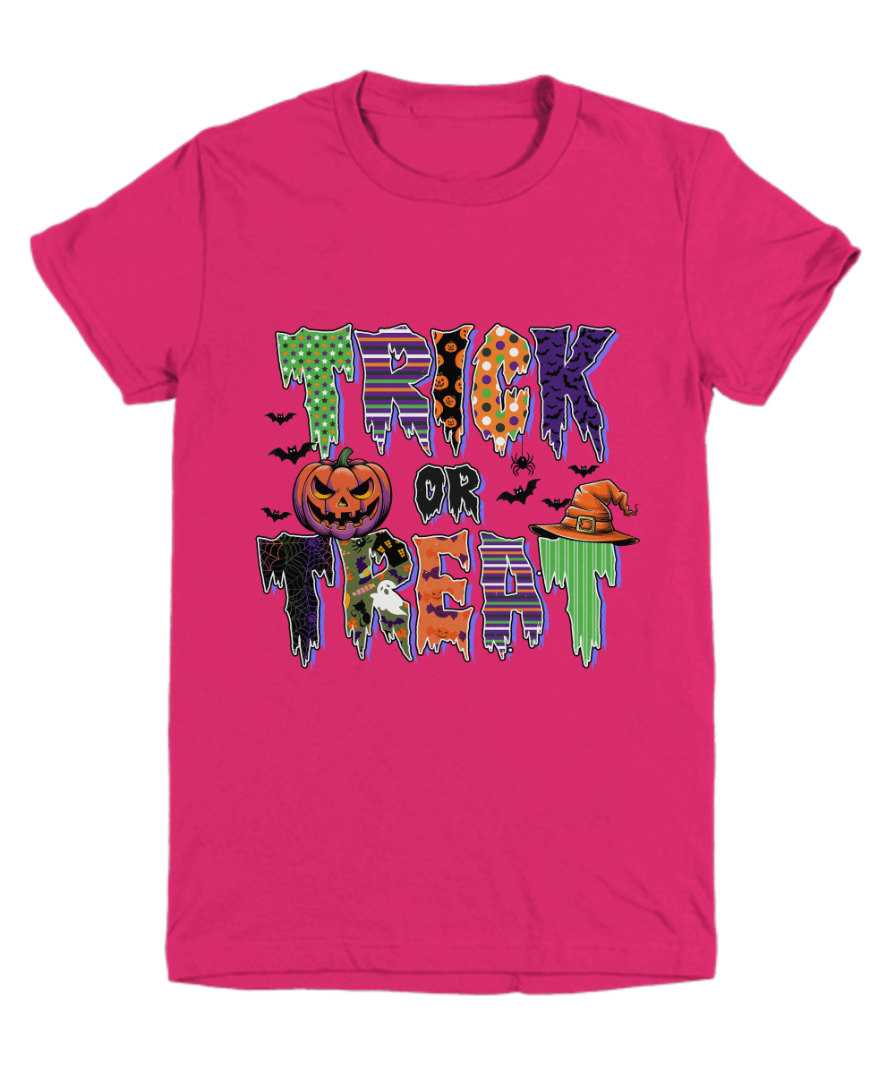 Halloween Ghoulish Trick or Treat Youth Tee Shirt - Mallard Moon Gift Shop