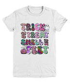 Trick or Treat Smell My Feet Halloween Youth Tee Shirt
