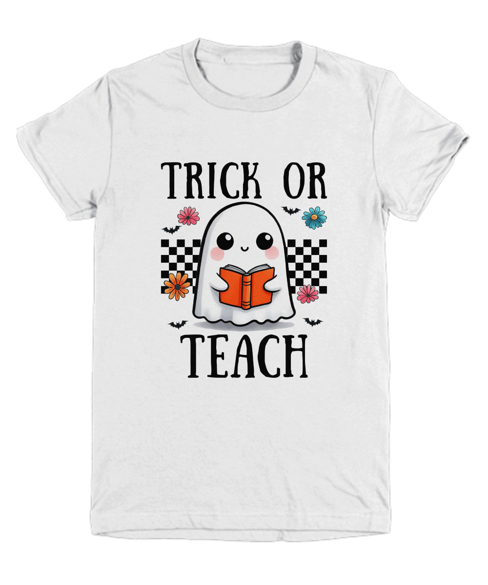 Halloween Trick or Teach Youth Tee Shirt - Mallard Moon Gift Shop