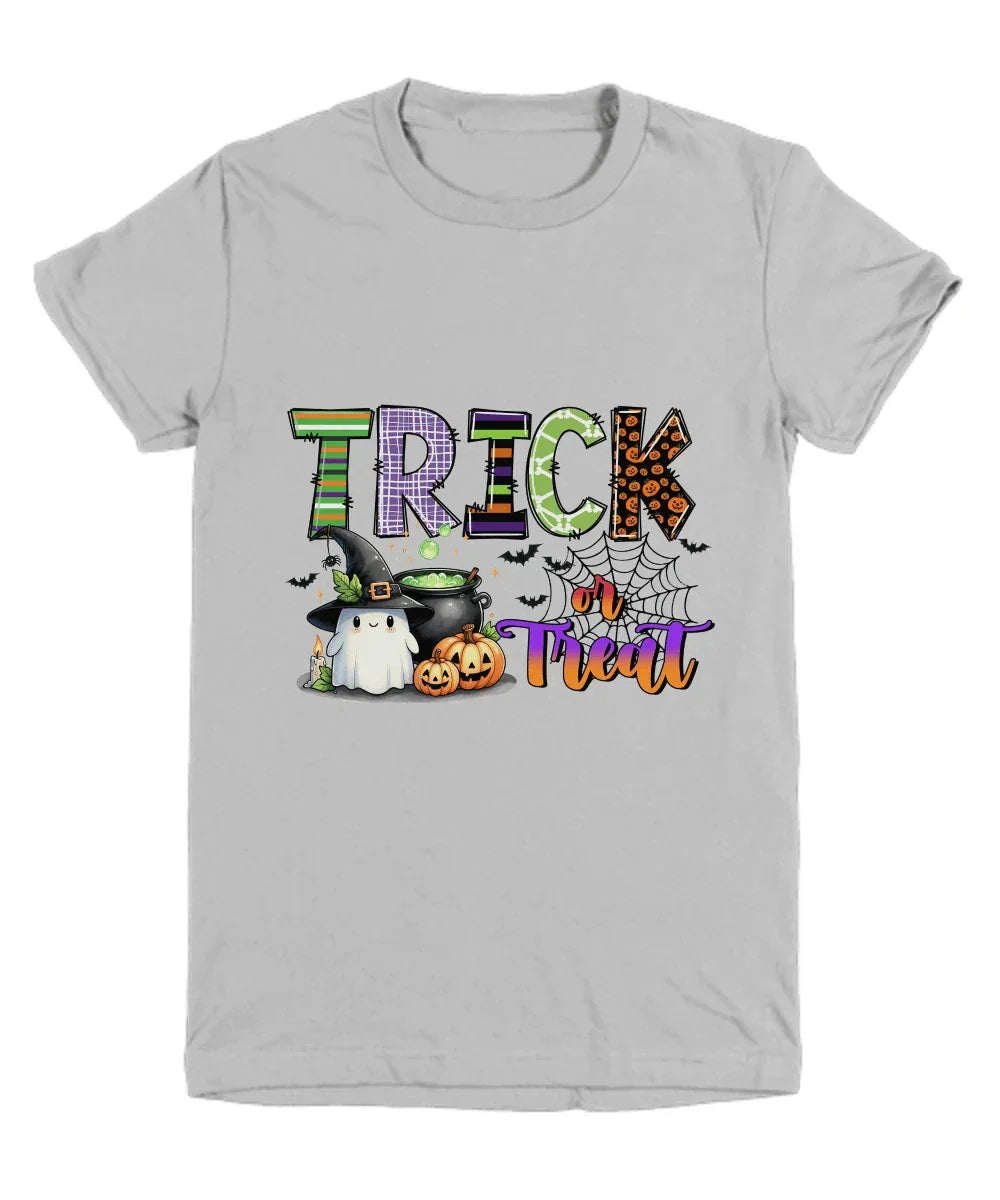 Halloween Trick or Treat Ghost Youth Tee Shirt