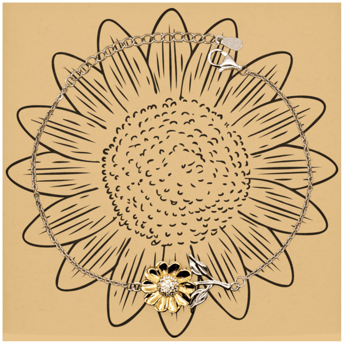 Sunflower Bracelet - Mallard Moon Gift Shop