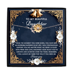 Daughter Sunflower Bracelet - My Pride and Joy – 925 Sterling Silver with 18K Gold-Plated Petals – Elegant Jewelry Gift from Parent – Includes Heartfelt Message Card
