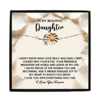 Daughter Sunflower Bracelet - Proud of You – 925 Sterling Silver with 18K Gold-Plated Petals – Meaningful Jewelry Gift from Parent – Includes Heartfelt Message Card