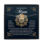To My Boyfriend's Mom – Thank You for Trusting Me with a Piece of Your Heart – Elegant and Meaningful Sunflower Bracelet Gift