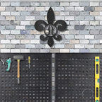 Fleur De Lis Personalized Initial Metal Art Wall Sign