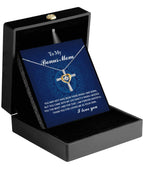 Gift for Bonus Mom You Were There When I Needed You Cross Pendant Necklace