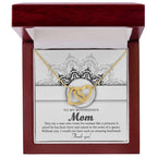 Gift for Boyfriend's Mother Thank You for Raising an Amazing Man Interlocking Hearts Pendant Necklace