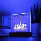 Gift for Dad from Kids Personalized Acrylic Plaque