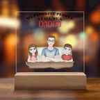 Gift for Dad from Kids Personalized Acrylic Plaque