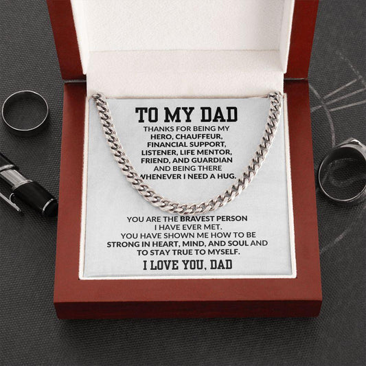 Gift for Dad You are the Bravest Person I Know - Mallard Moon Gift Shop