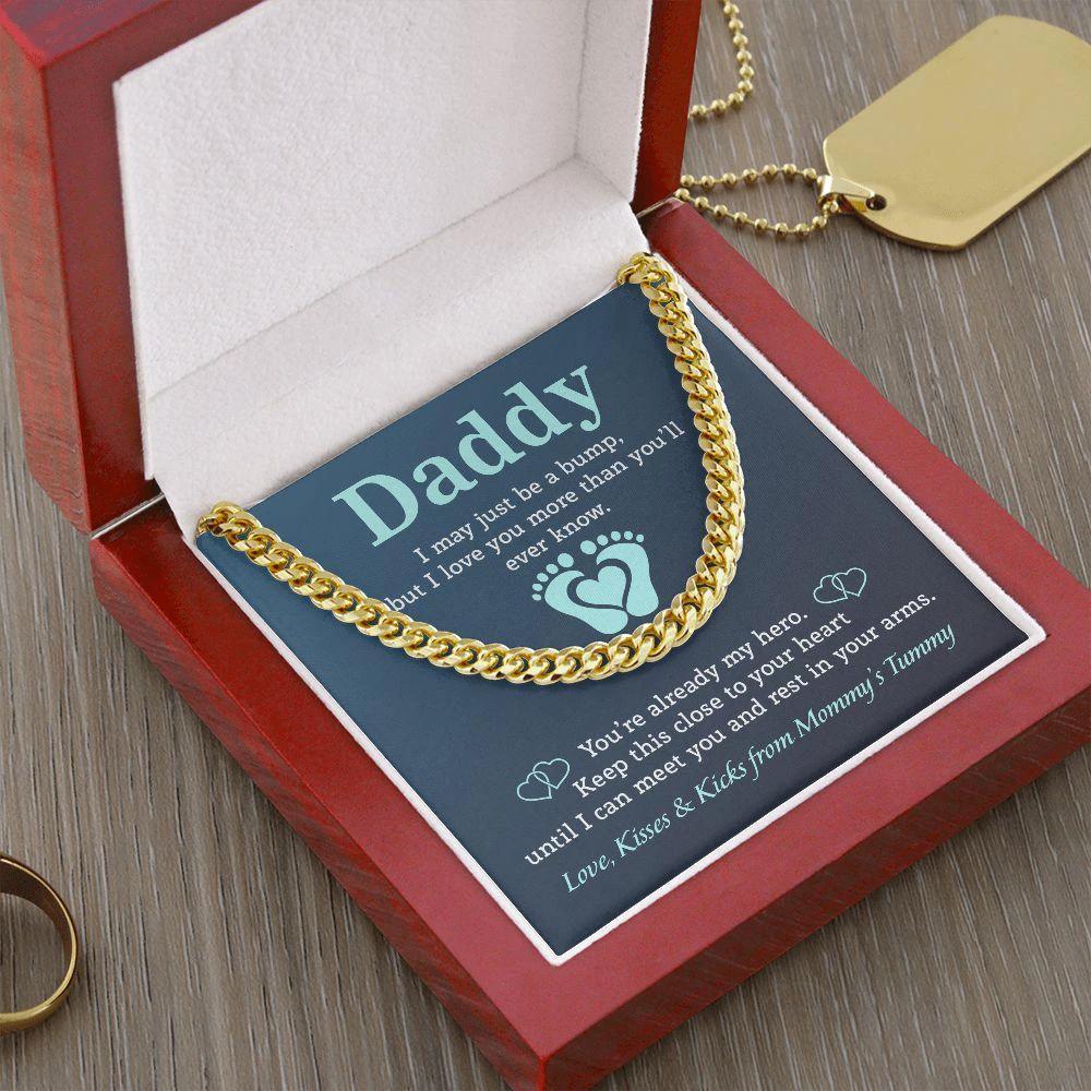Gift for Daddy Keep this Close to Your Heart Love, the Bump