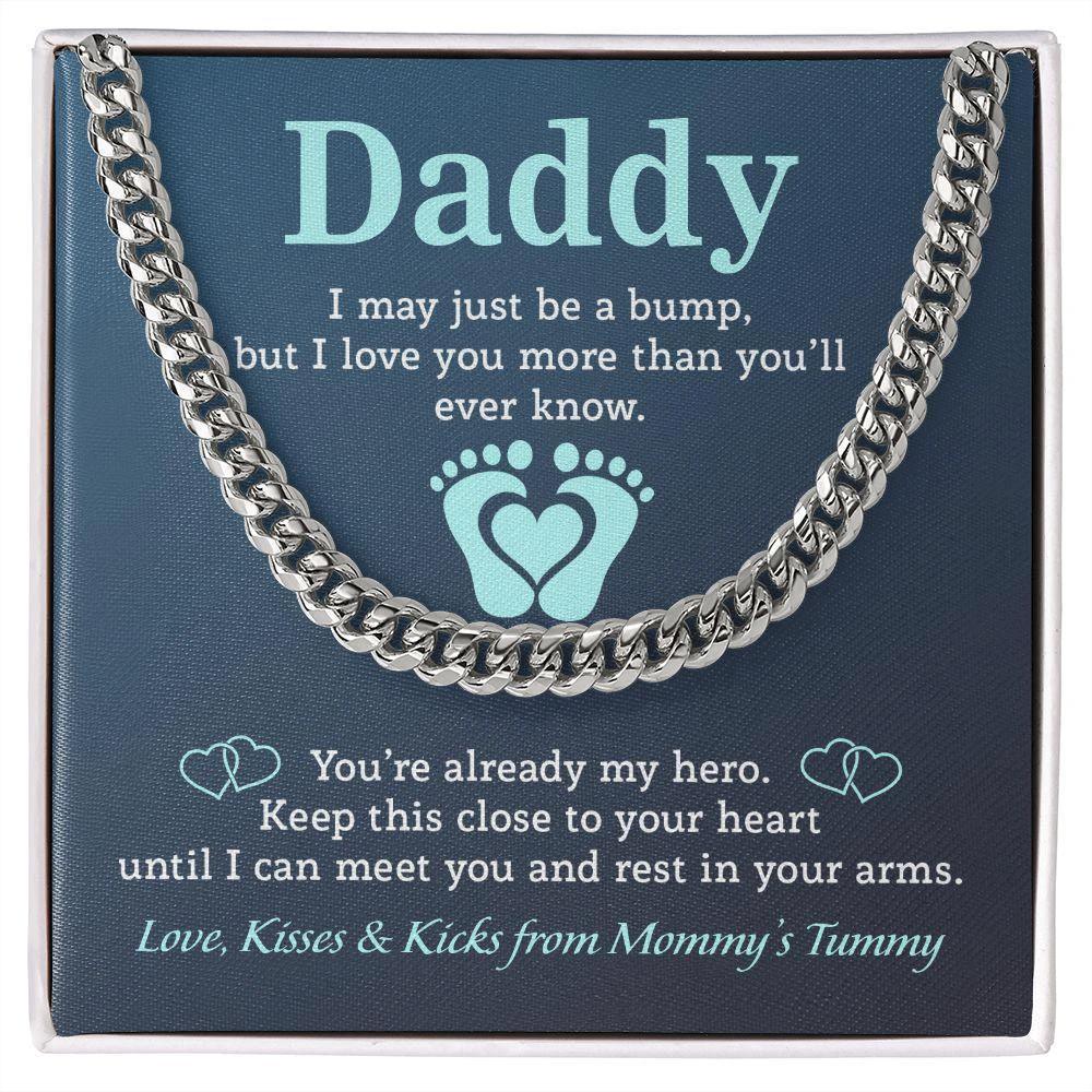 Gift for Daddy Keep this Close to Your Heart Love, the Bump