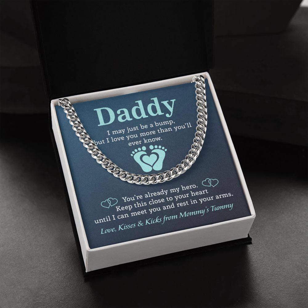 Gift for Daddy Keep this Close to Your Heart Love, the Bump