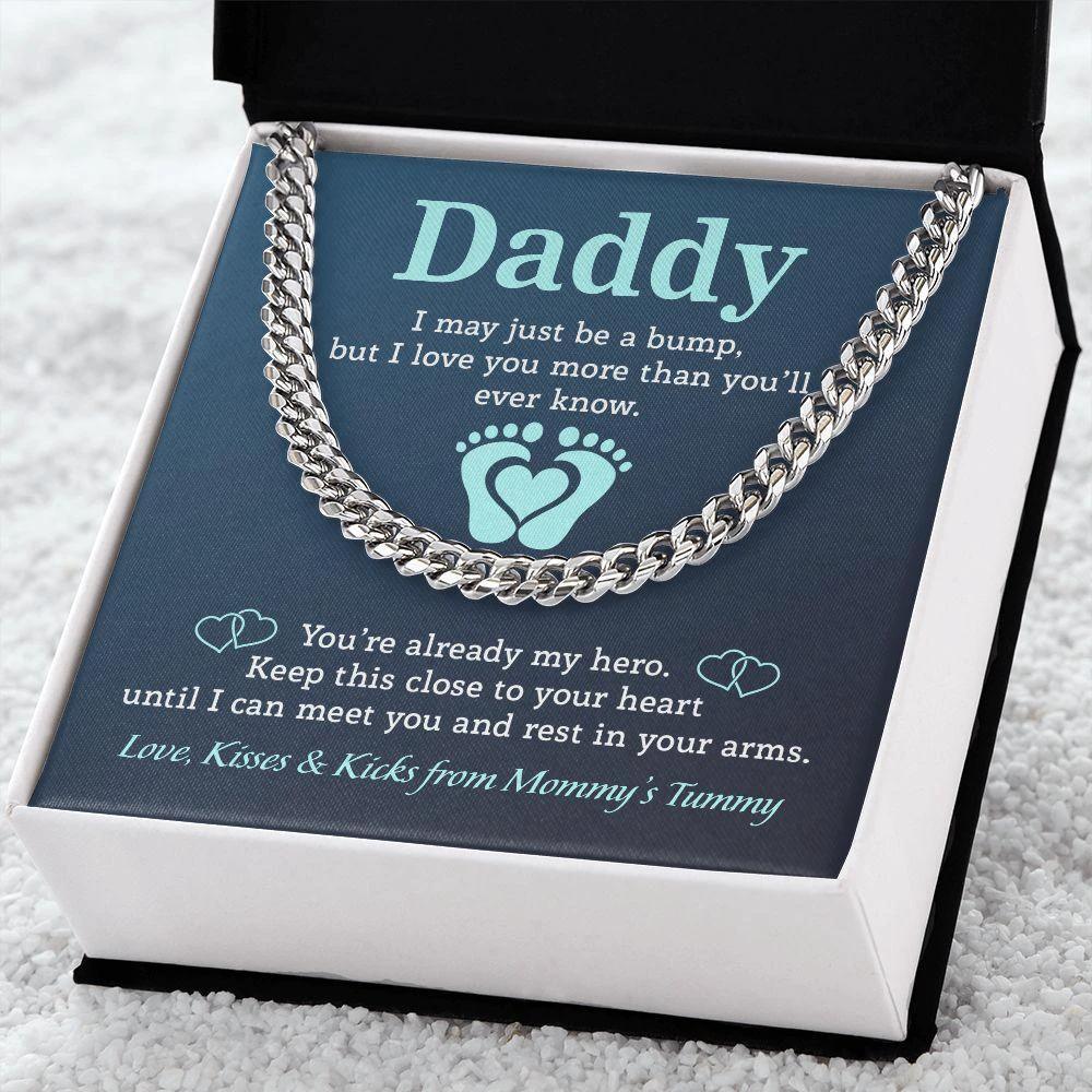 Gift for Daddy Keep this Close to Your Heart Love, the Bump