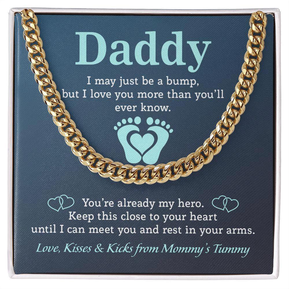 Gift for Daddy Keep this Close to Your Heart Love, the Bump