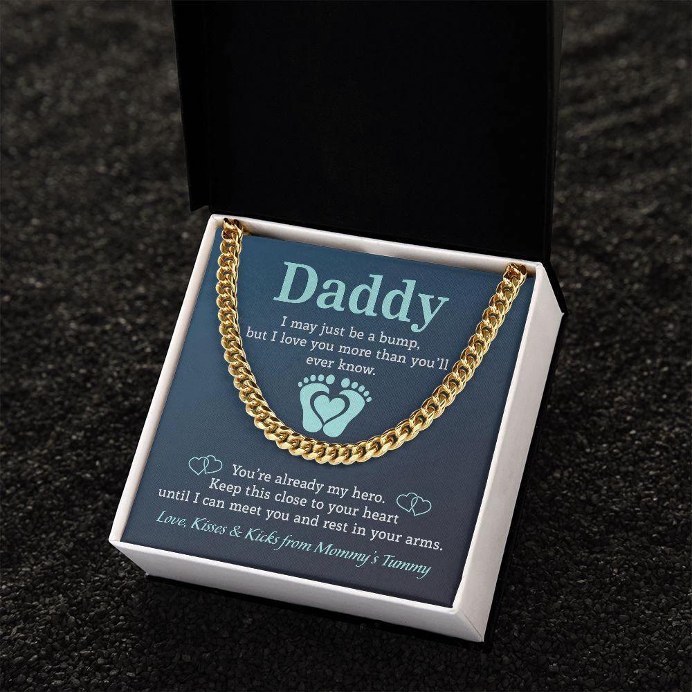 Gift for Daddy Keep this Close to Your Heart Love, the Bump