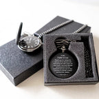 Gift for Father In Law Engravable Pocket Watch