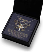 Gift for Girlfriend's Mom Thank You For My Best Friend Cross Pendant Necklace