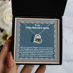 Gift for Girlfriend's Mother Thank You For Raising a Wonderful Woman Heart Pendant Necklace