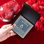 Gift for Girlfriend's Mother Thank You For Raising a Wonderful Woman Heart Pendant Necklace