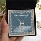 Gift for Girlfriend's Mother Thank You For Raising a Wonderful Woman Heart Pendant Necklace
