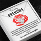 Gift For Grandma from Proud Granddaughter Love Knot Pendant Necklace - Mallard Moon Gift Shop