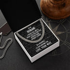 Gift for Husband - In a Heartbeat, I'll Keep Choosing You - Chain Link Necklace