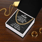 Gift for Husband - In a Heartbeat, I'll Keep Choosing You - Chain Link Necklace