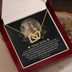 Gift for Mom You are My Everything Interlocking Hearts Necklace