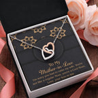 Gift for Mother-In-Law from Son-in-law You are a Cool Mom Interlocking Hearts Necklace